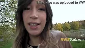 skinny euro 19yo vacation slut spots my bulge gets paid cash to drop panties and ride outdoors