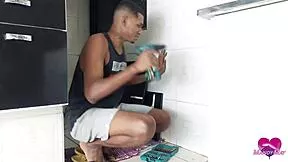 ESGUICHOU SQUIRTING ANAL FROM HUGE BLACK COCK RIPPING CLOTHES!