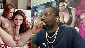 m3gan 3.0's stunning trans cock throbs as milf milks it in club frenzy