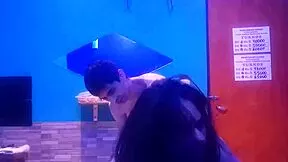 my chubby latina girlfriend rides me cowgirl and takes it bent over doggystyle in dorm