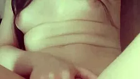 Hey wanna see this cute 18+ virgin tease her tight pussy?