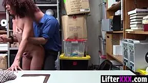 Nia Nixon Bent Over Doggystyle Punished in Office After Shoplifting Bust