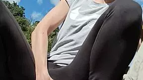 valemer flashes her horny body to shocked strangers outdoors
