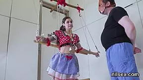 what happens when a kinky teen's tight asshole gets bdsm rimmed and fucked raw in the loony bin treatment room