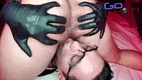WET LATINA BBW WITH BIG TITS AND FAT ASS GETS ANAL POUNDED BY BIG COCK IN RED ROOM TIGHT PUSSY LIPS SPREAD WIDE
