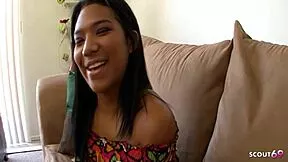 Hey neighbor tricked this desi teen into pov doggystyle then massive facial cumshot