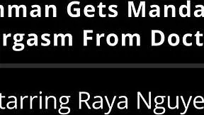 raya nguyen mandatory hitachi orgasm doctor forced