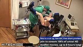 lesbian patient olivia kassady screams from doctor's mandatory hitachi vibrator orgasms in tampa