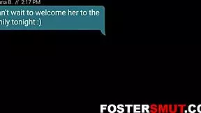 sleazy foster parents threesome ravage stepdaughter's tight holes relentlessly