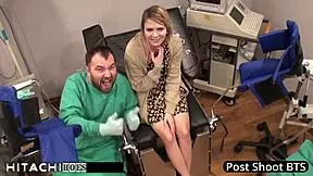 lesbian patient olivia kassady screams from doctor's mandatory hitachi vibrator orgasms in tampa