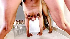 Wet Skinny Teens Suck Deepthroat Then Fuck Doggystyle Bent Over on Cam with BFF