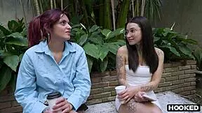 Curious argentinian teen hooks up intimately with stranger