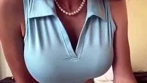 uh my stepmom slut shows off her huge natural tits