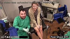 lesbian patient olivia kassady screams from doctor's mandatory hitachi vibrator orgasms in tampa