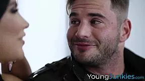 did buff nathan bronson jizz on juicy ass after relentless pussy fucking?