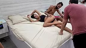 backstage with the slut begging cameraman for dp and facial cumshots 😈🍆💦