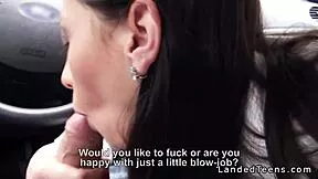 sexy doctor patient fuck in car then outdoors pov reality