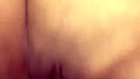 brunette latina milf bent over doggystyle pov ends with facial cumshot