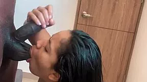 whoops this careless deepthroat ends with my mouth stuffed full of hot cum nysdel
