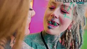 can two alternative babes really stretch their tight asses with those freaky alien monster dildos?
