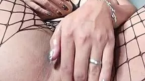 mysterious asian shemale strokes cock in solo tease