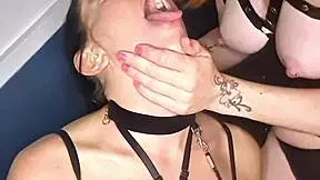 Begging Cum Slut Takes Jizz and My Spit All Over