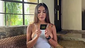 Huge Ass Latina In Lingerie Bent Over Doggystyle On Monster Cock During Truth Or Dare Game With Stepbrother