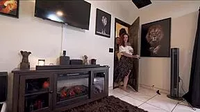 My Sexy Step Aunts Luci Power And Misty Meaner Rip Clothes And Ride Me Hard In Bedroom Threesome Creampie