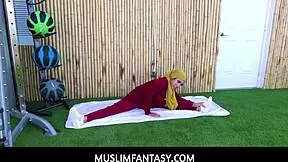 muslim fantasy fitness trainer pounds exotic arab client