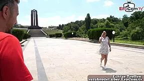 I picked up chubby German tourist on holiday and anal fucked her fat ass