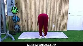 muslim fantasy fitness trainer pounds exotic arab client