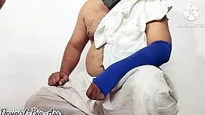 that gujarati baba slams his huge cock into the curvy american bbw's ass shaking it hard while dirty talking in gujarati doggystyle