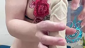 watch hana's tiny asian ass take closeup dildo fuck