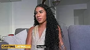 Big Ass Latina Charmaine RIDES Huge White Dick Rough Cowgirl POV Deepthroat!!