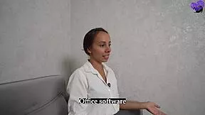 boss pounds secretary pantera nika in interview blowjob cowgirl cum tongue ride