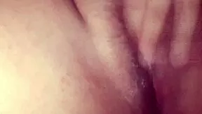 Skinny nerd girlfriend strokes fat old friend's huge cock till explosive cumshot
