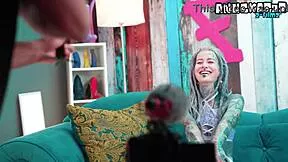 wanna see this alt tattoo babe creampied after dirty talk?