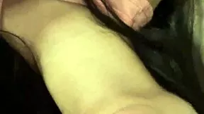 Why does this dirty latina guarra's tight pussy overflow with cum from big natural tits massage?