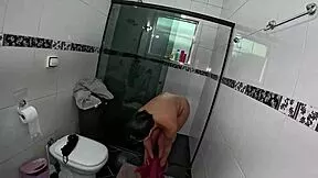 Julia Macena's big ass photoshoot leads to wet bath and first anal in bathroom