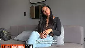 big tits 18yo latina 😍 stripped railed hard in lingerie casting photoshoot