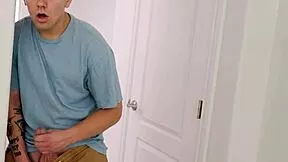 britt blair catches stepbro staring rips clothes spanks then creampies tight pussy