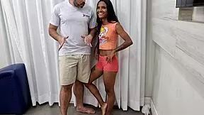 Jasmine Santanna almost bred in tiny gangbang suruba