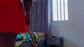 Plump Onion Booty Milf Maid Shakes Huge Curvy Ebony Ass Close Up