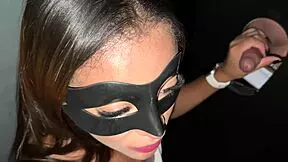 Skinny teen teases with flashing before deepthroat choking on old man's monster cock in swingers 4some