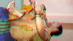 boyfriend drills indian girlfriend's tight pussy up close in steamy homemade session