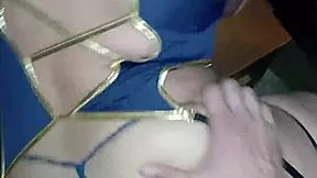 curvy flight attendant sneaks away for intense hidden pounding session