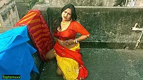 bengali milf bhabhi rides innocent teen's monster cock outdoors!