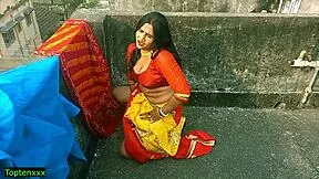 bengali milf bhabhi rides innocent teen's monster cock outdoors!