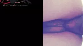 My cousin wakes me for sneaky anal creampie almost inside