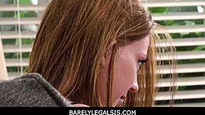Barely Legal Sis Alex Jane Rewards Tyler Steel With Sloppy Blowjob